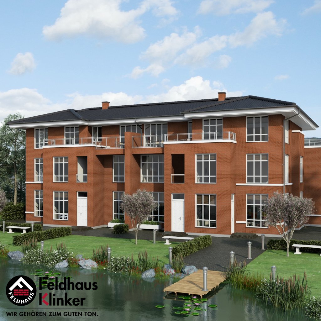 Фасадная плитка ручной формовки Feldhaus Klinker R227 Terracotta rustico NF14, 240*14*71 мм