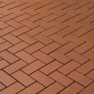 Брусчатка Клинкерная Тротуарная, 200x100x60мм, Бордо, Экоклинкер